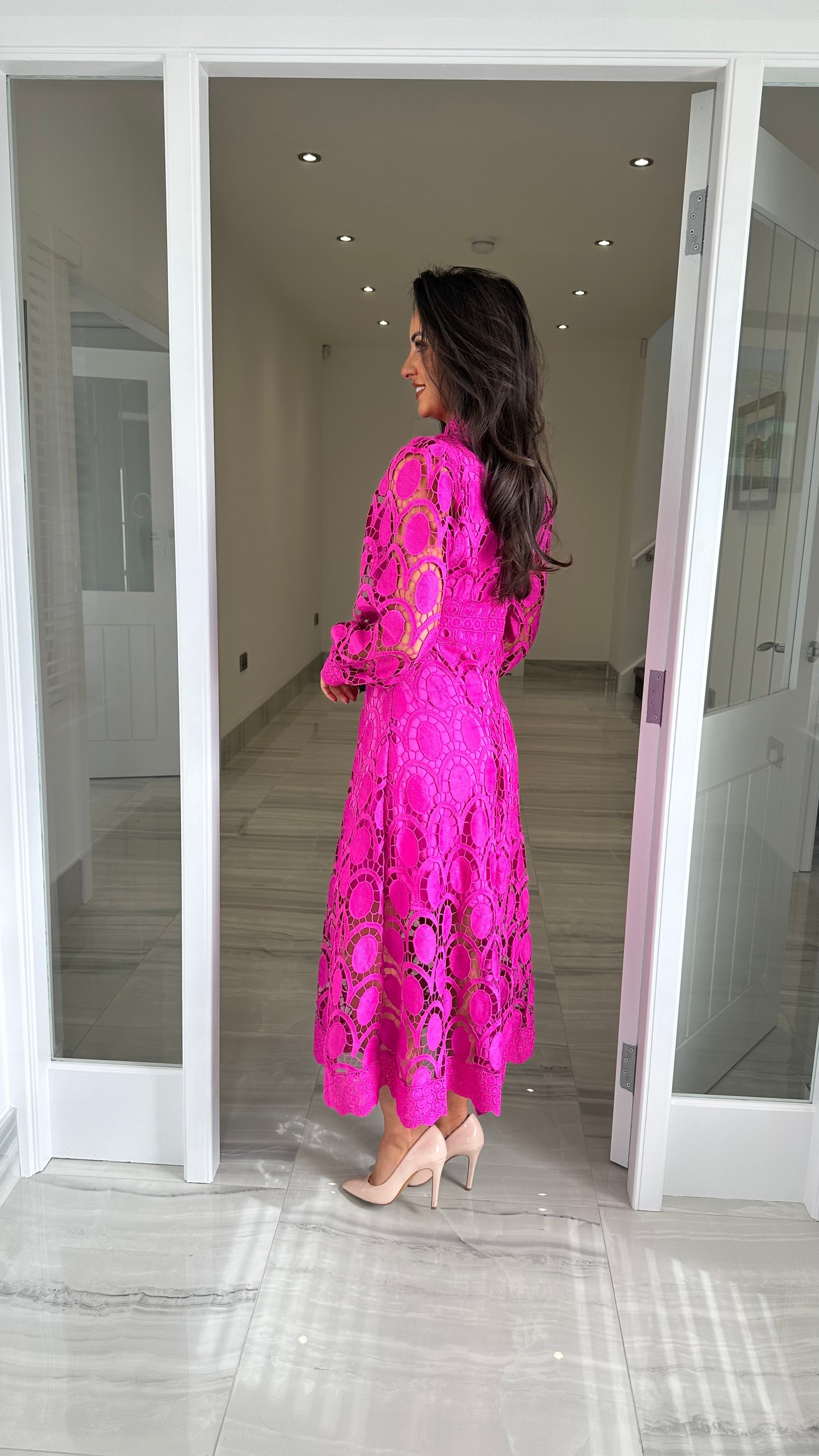 Alicia | Long Sleeve Lace Dress