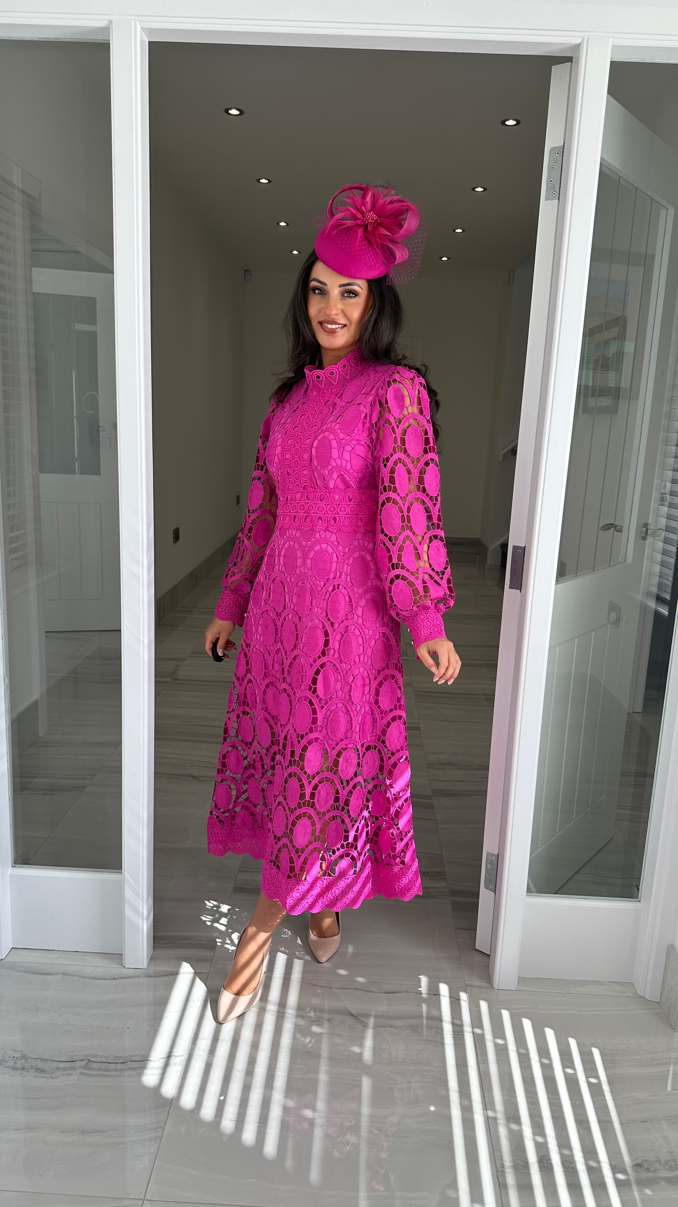 Alicia | Long Sleeve Lace Dress