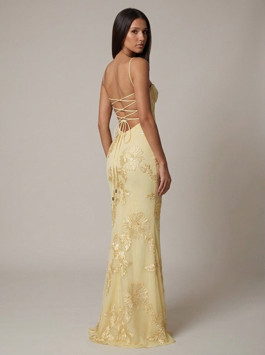 Rosetta Maxi Dress yellow