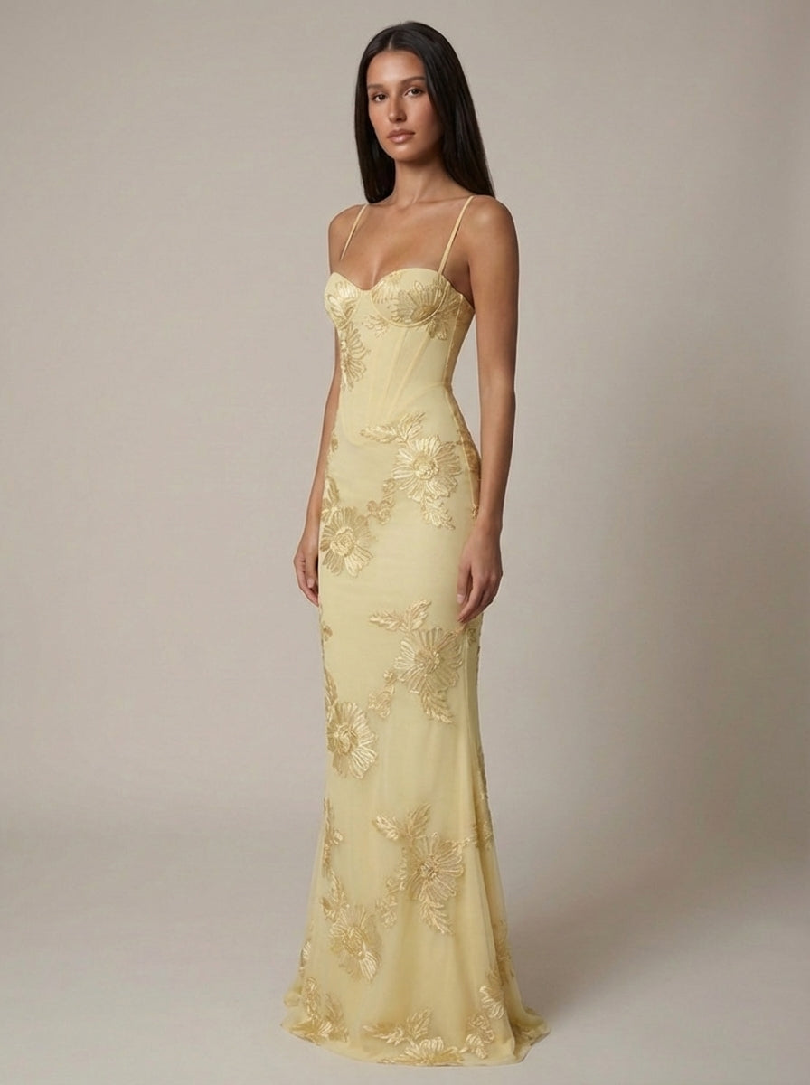 Rosetta Maxi Dress yellow