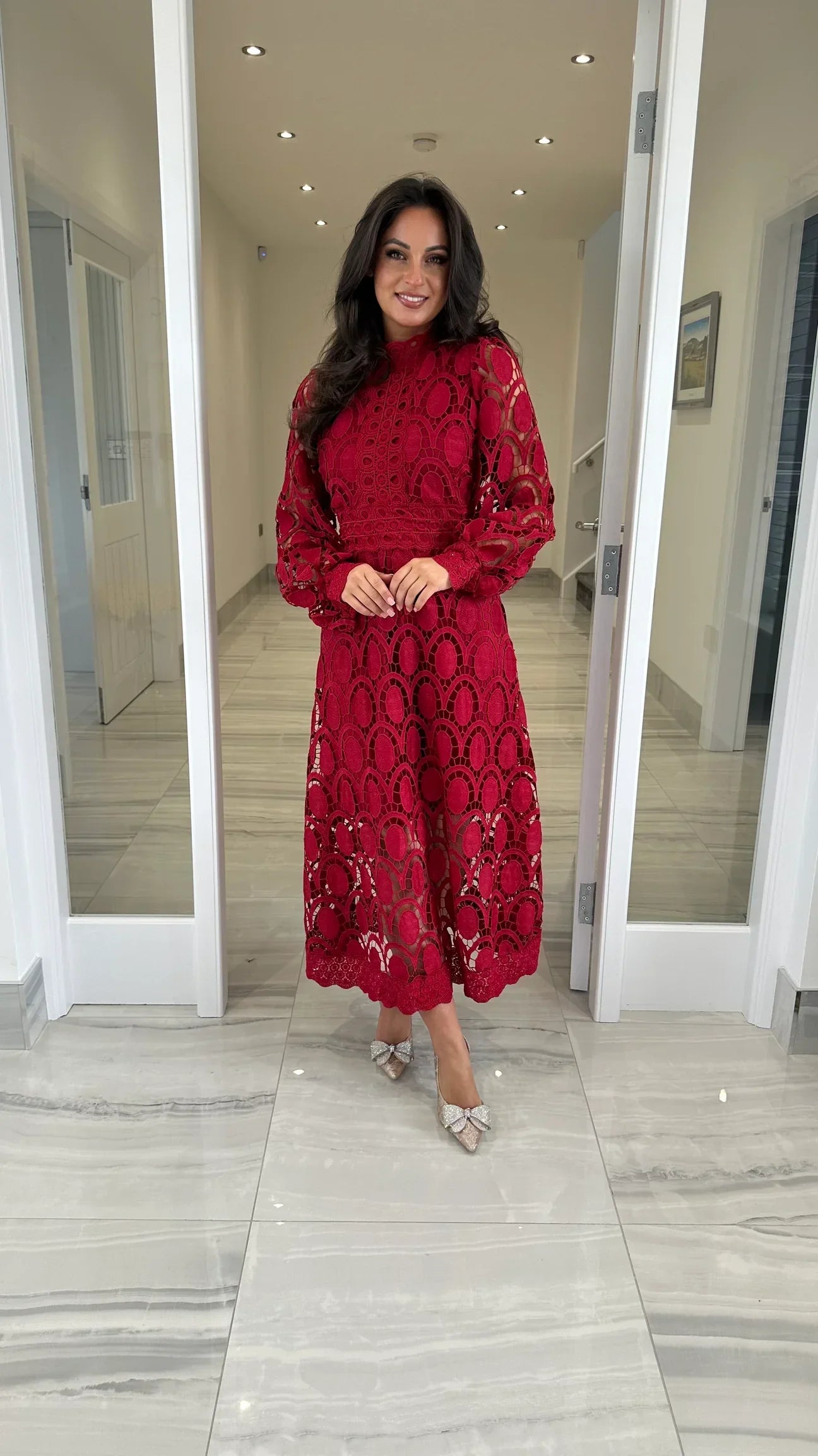Alicia | Long Sleeve Lace Dress