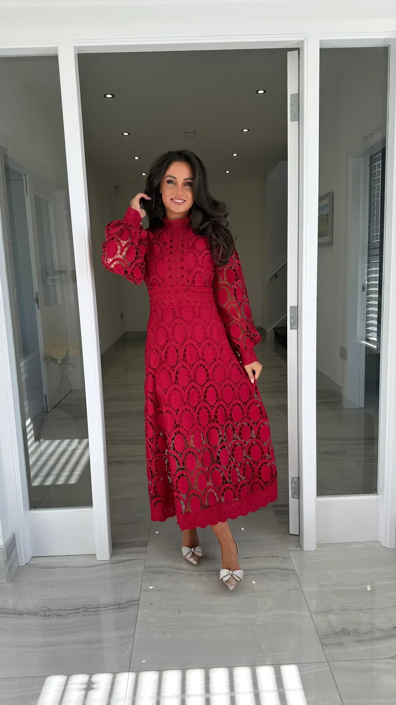 Alicia | Long Sleeve Lace Dress