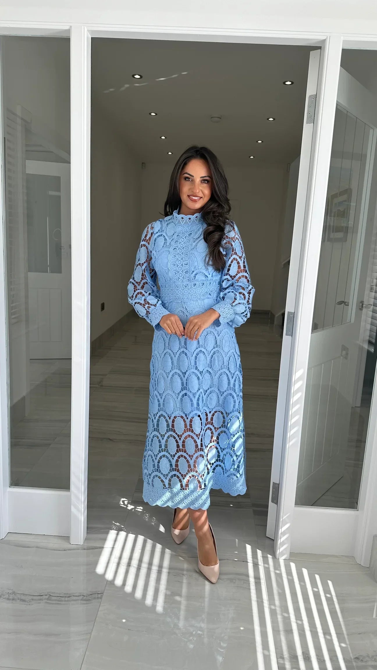 Alicia | Long Sleeve Lace Dress