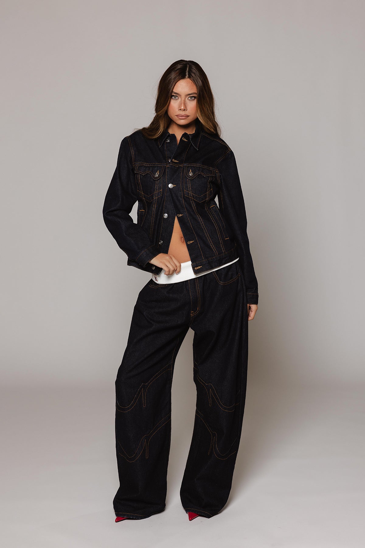 Lara Low Waistband Jeans